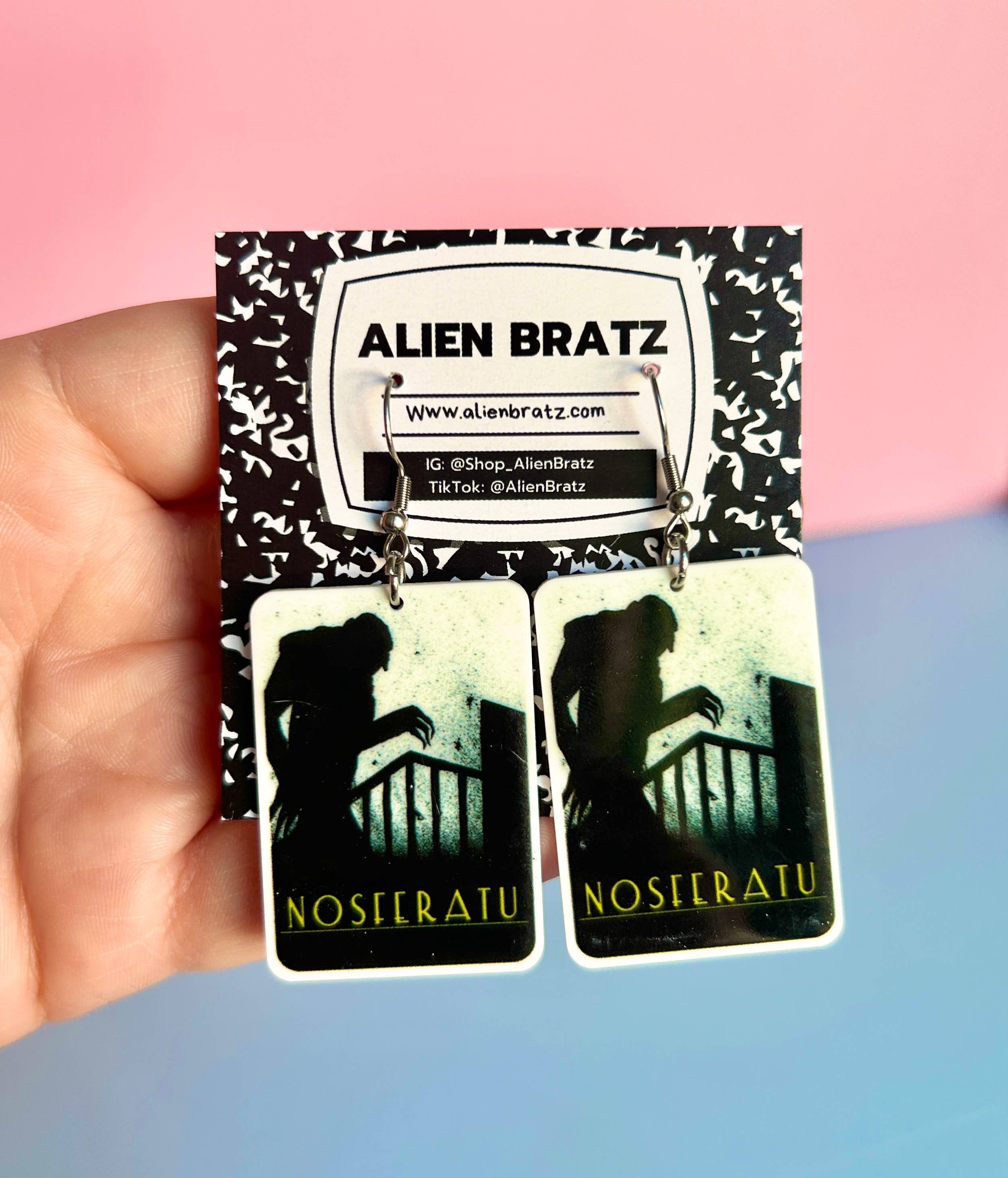 Horror Earrings Horror Jewelry Halloween Earrings Gift Idea