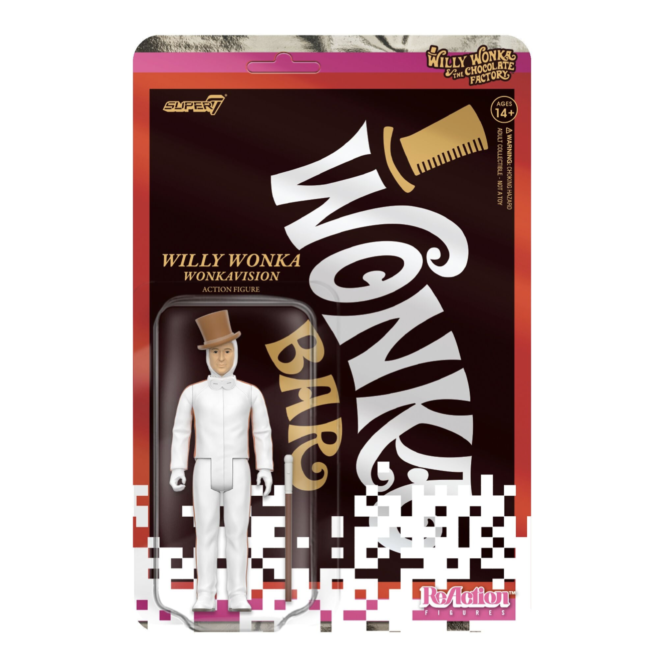 Willy Wonka & The Chocolate Factory ReAction FIGURES WAVE 03 - WILLY WONKA (WHITE SUIT)