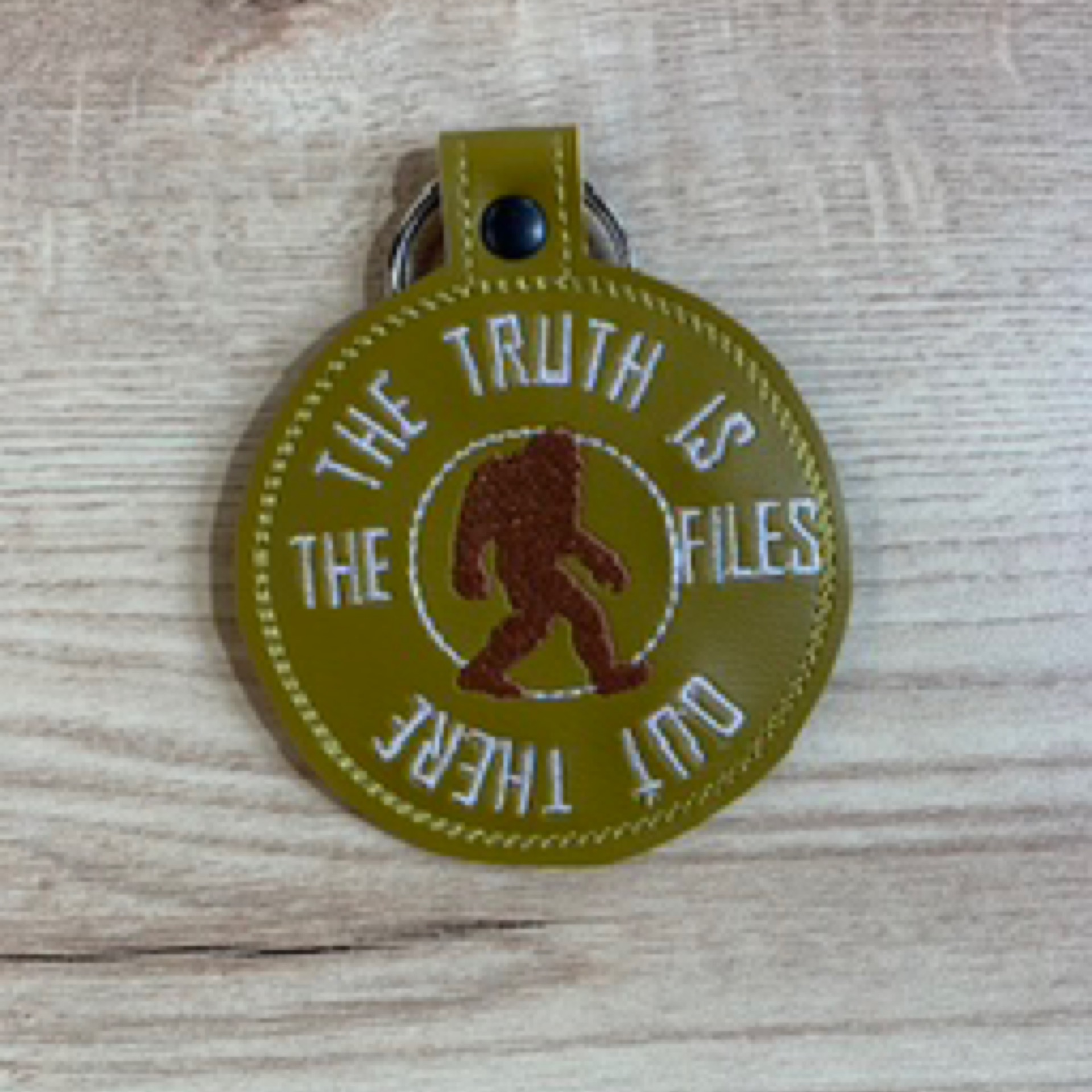 The Bigfoot Files Keychain