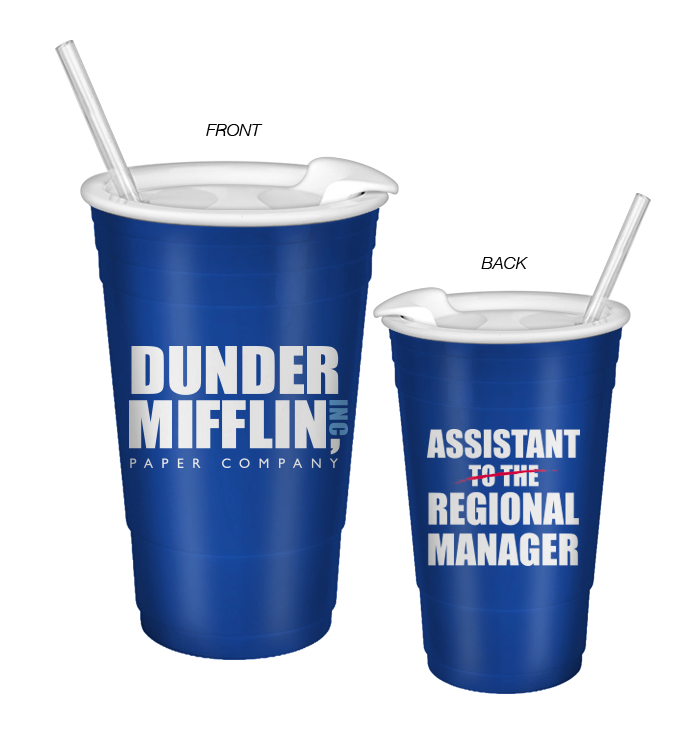 The Office Assistant Manager 32oz Plastic Tumbler with Lid