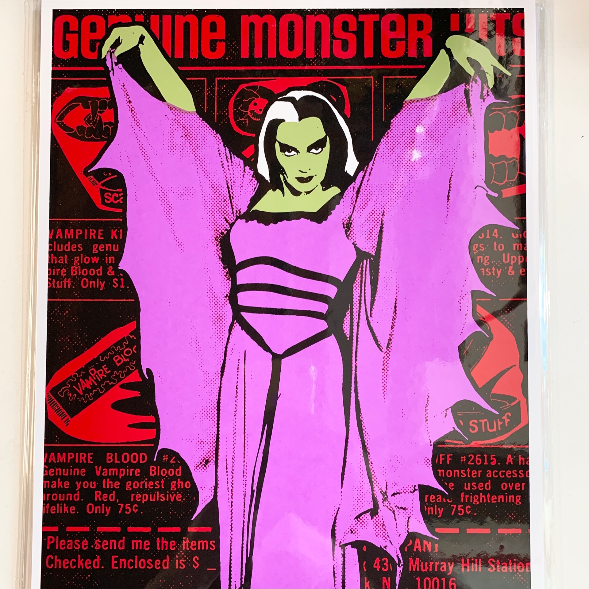 Lilly Munster Screenprint