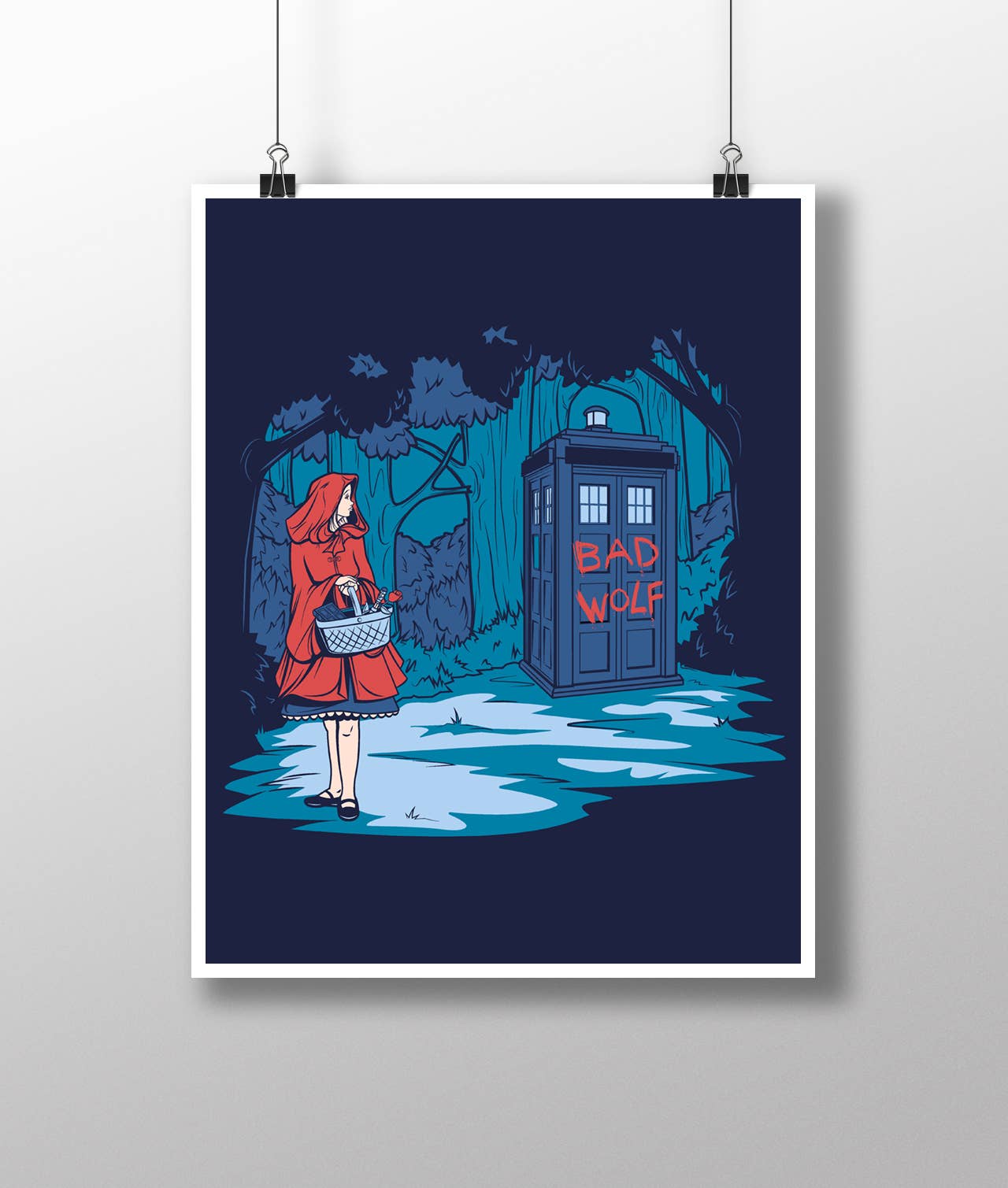 Bad Wolf - 11x14 inch Print