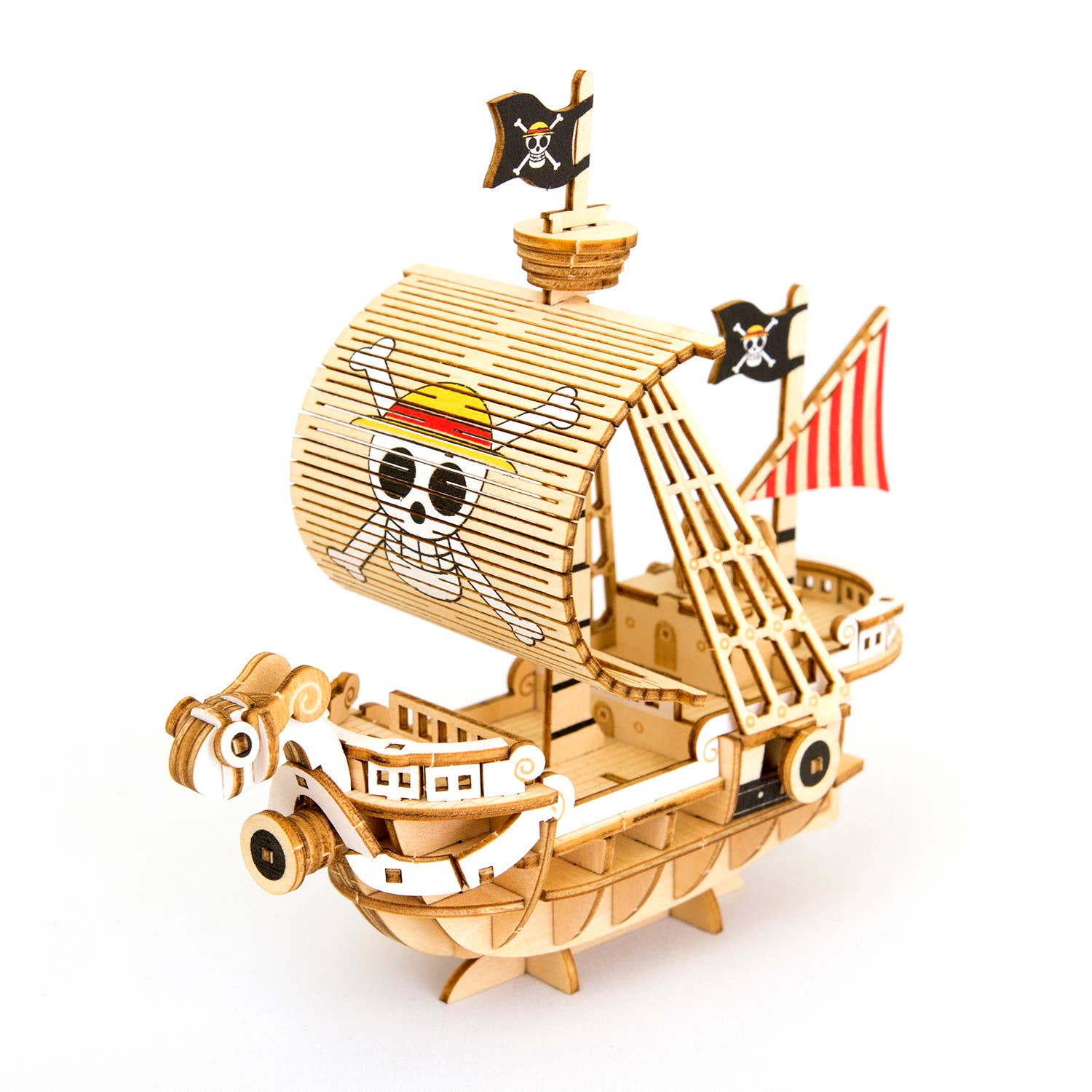 Wa-gu-mi One Piece Going Merry Ship Model Wooden 3D Puzzles