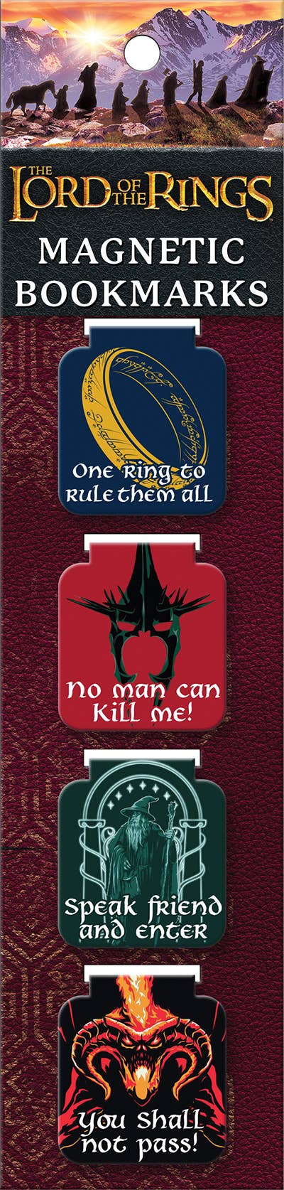 Lord of the Rings Magnetic Bookmark Set