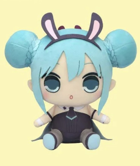 Hatsune Miku (Black Rabbit) Plush 9.8"