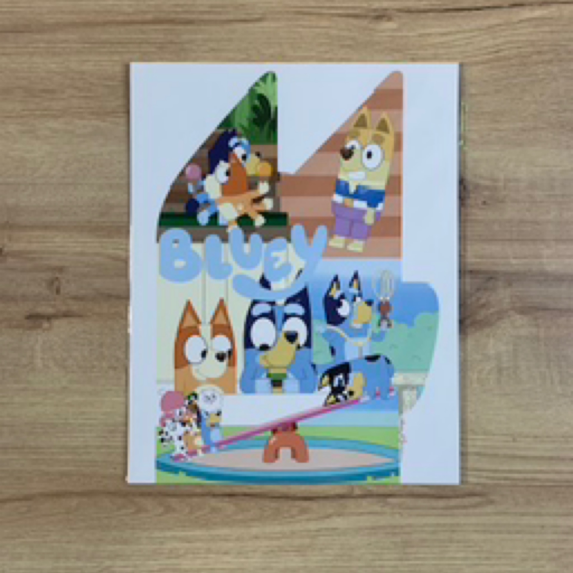 Blue Australian Cartoon Heeler Print