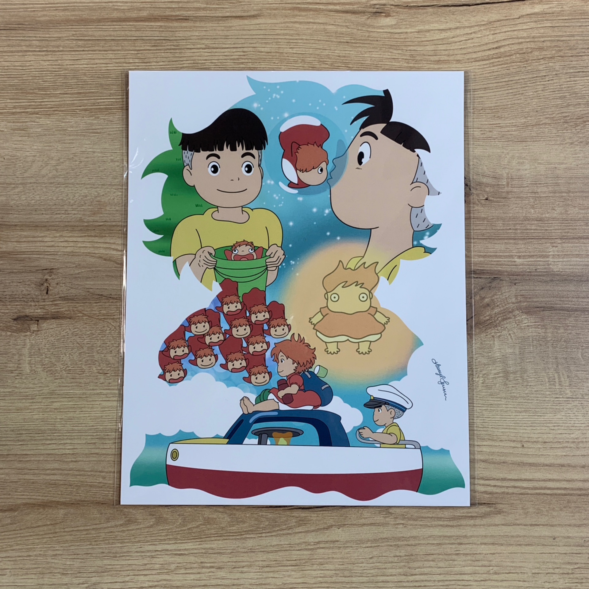 Magical Ham Fish Girl Print
