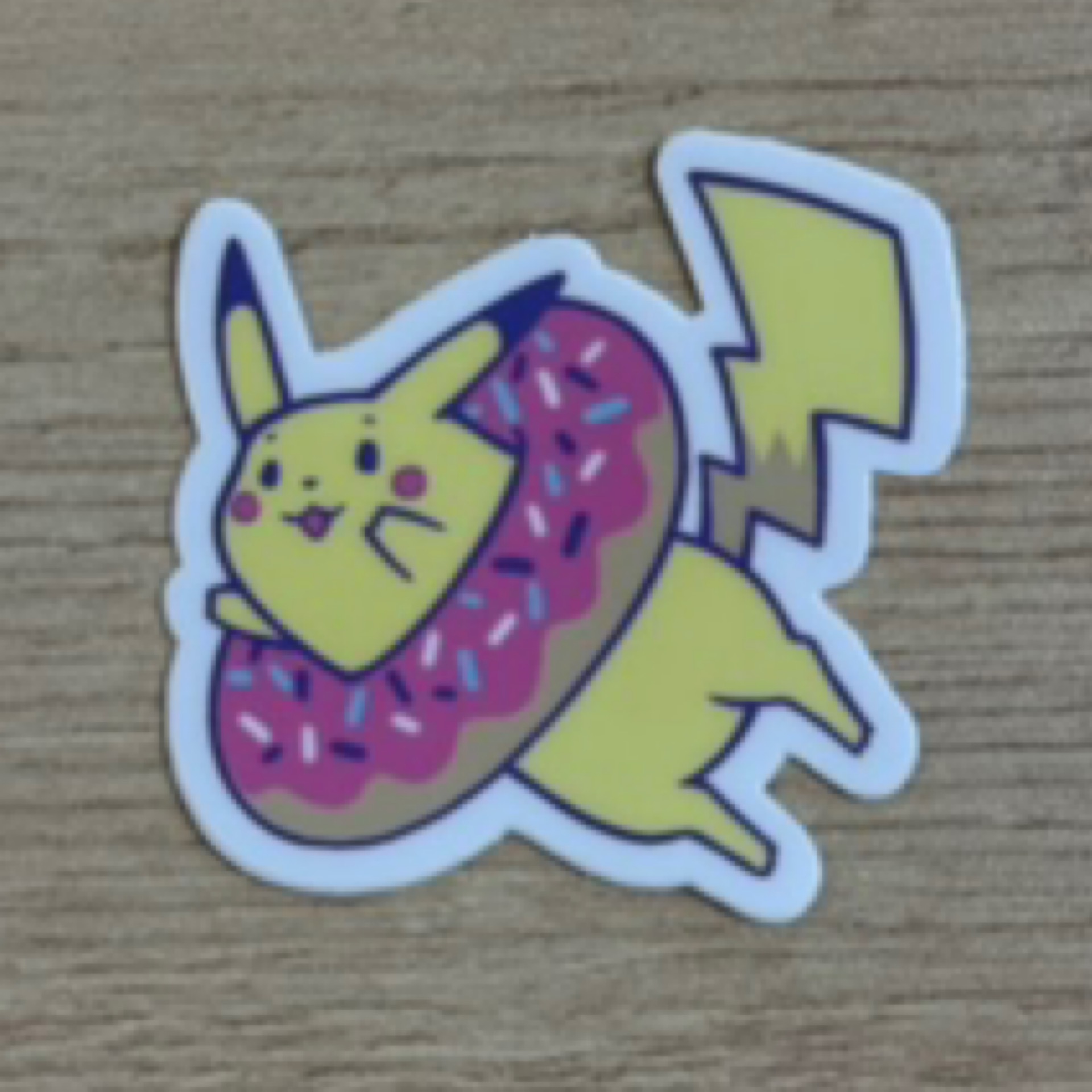 Electric Mouse Doughnut Sticker