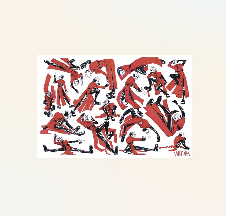 Vash Gestures Print