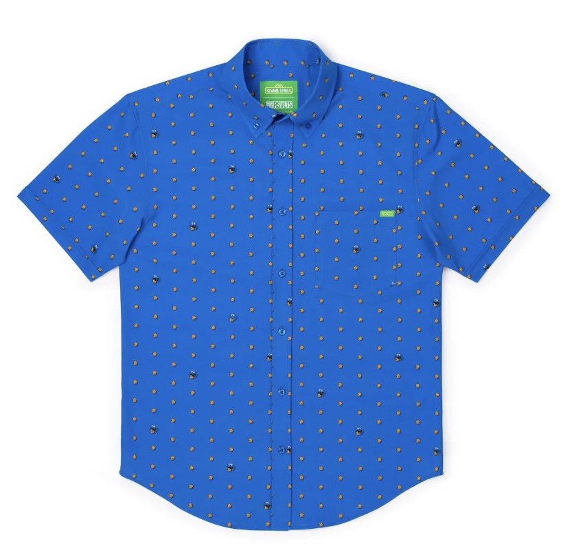 Sesame Street "Me Want Cookie!" - KUNUFLEX Short Sleeve Shirt