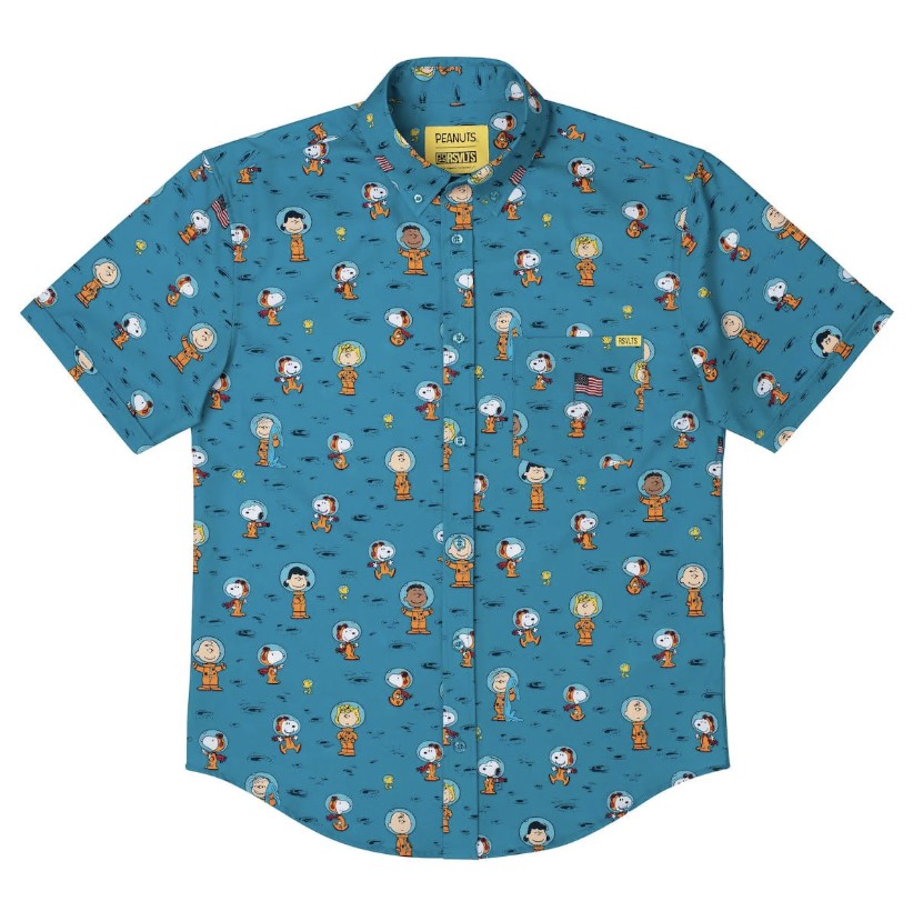 Peanuts "Astro 'Nuts" - KUNUFLEX Short Sleeve Shirt