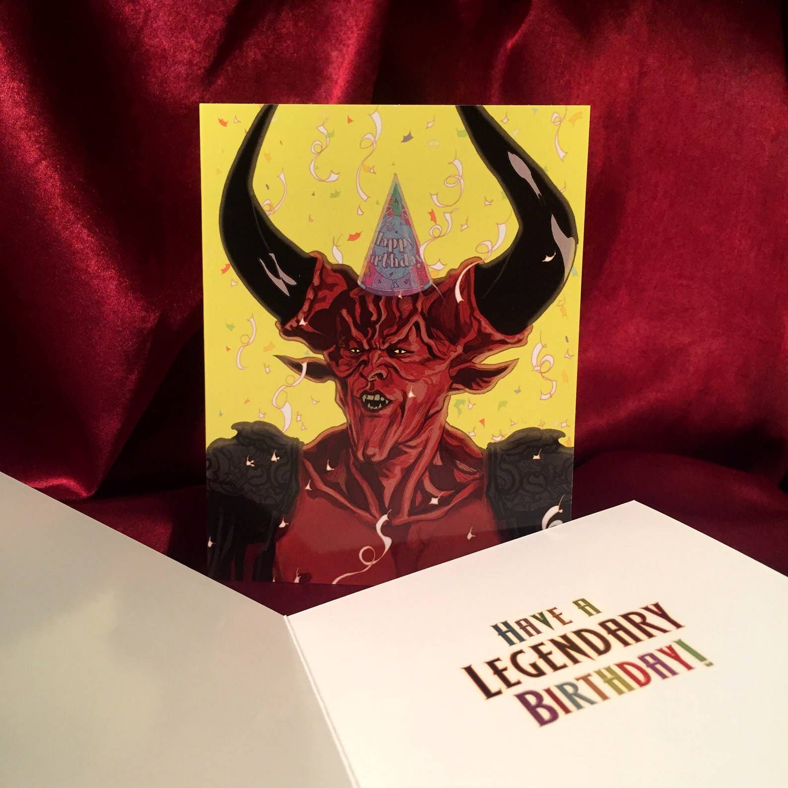 LORD of DARKNESS Birthday Card
