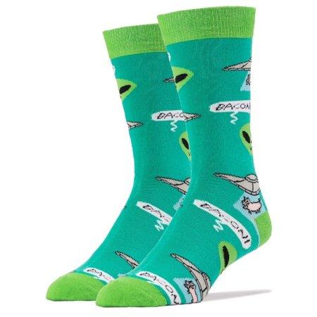 Bacon Abduction cotton Crew Sock