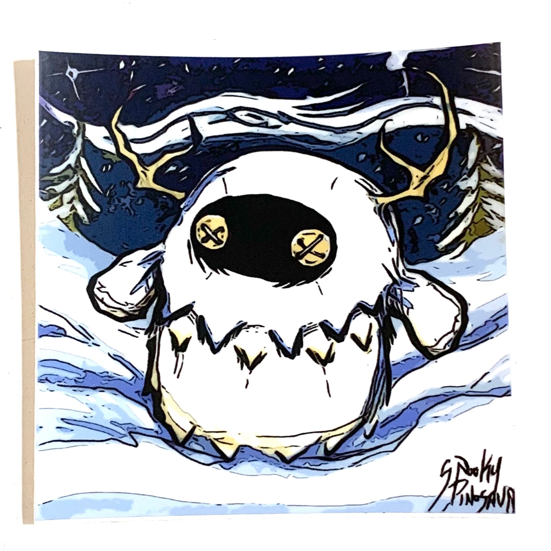 Teddie Yeti Sticker