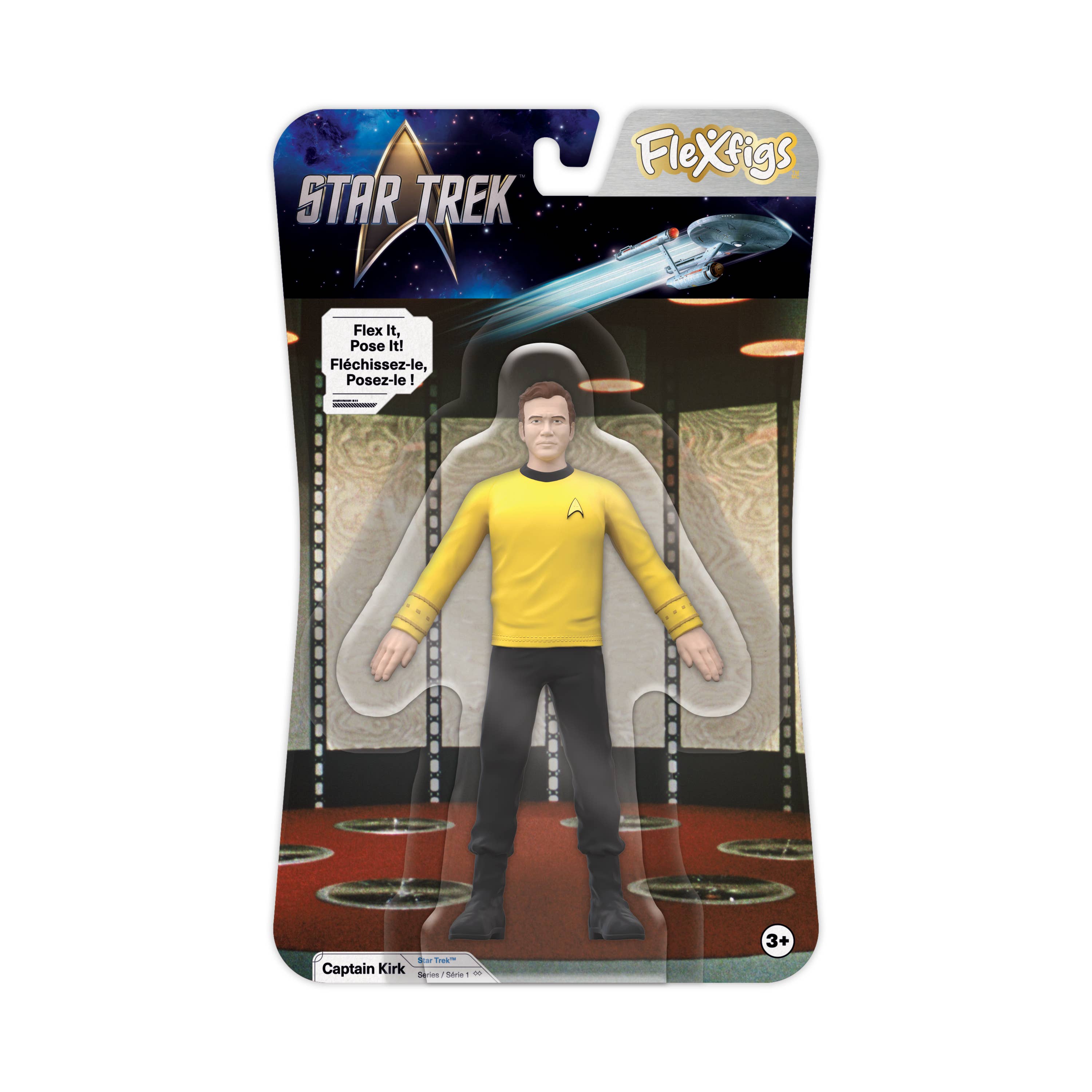 FLEXFIGS STAR TREK: CAPTAINS "JAMES T. KIRK"