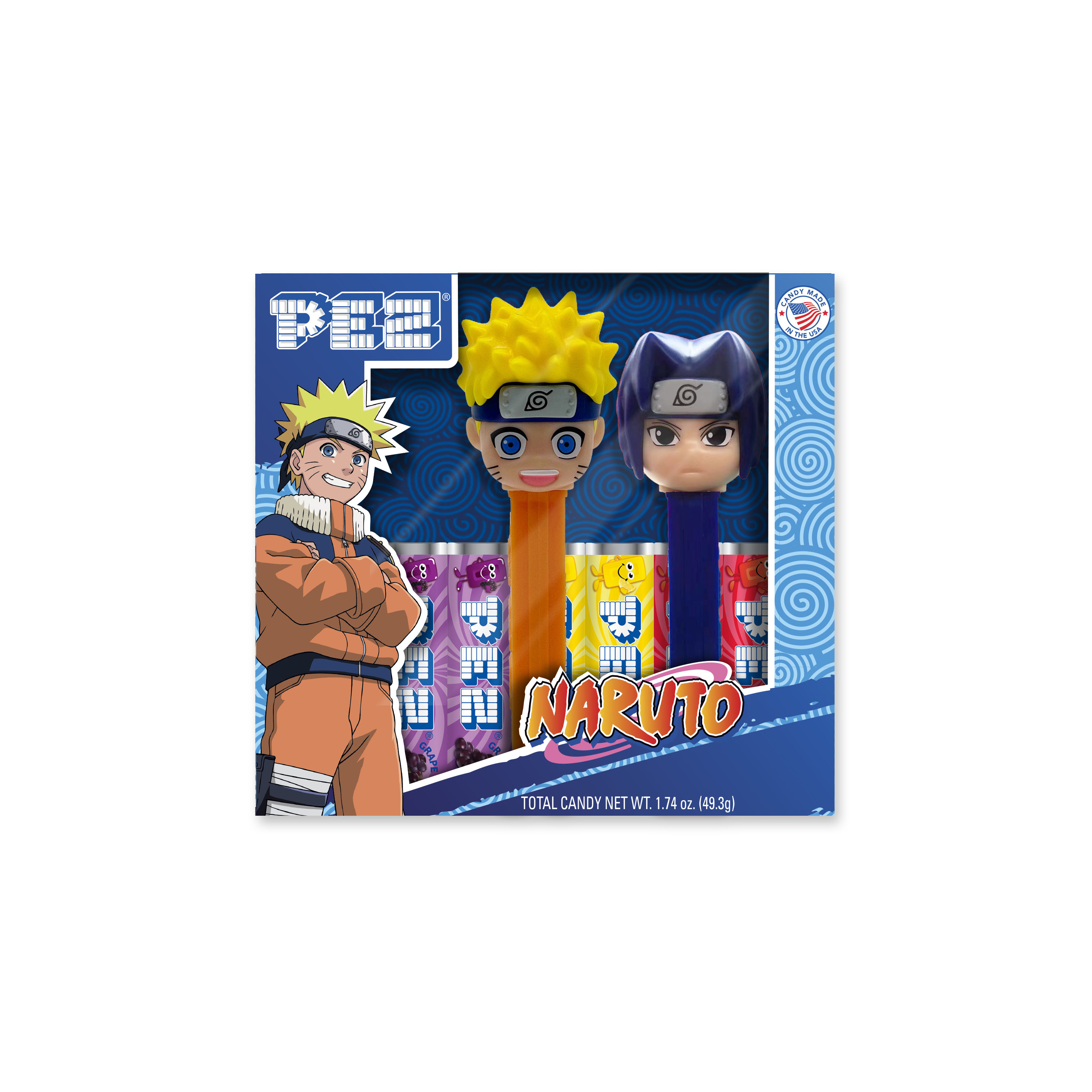 Pez Box Twin Pack - Naruto 1.74 Oz Gift Set