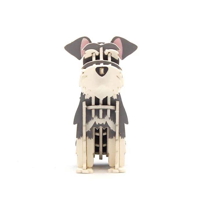 Si-gu-mi Plus Miniature Schnauzer 3D Paper Puzzle