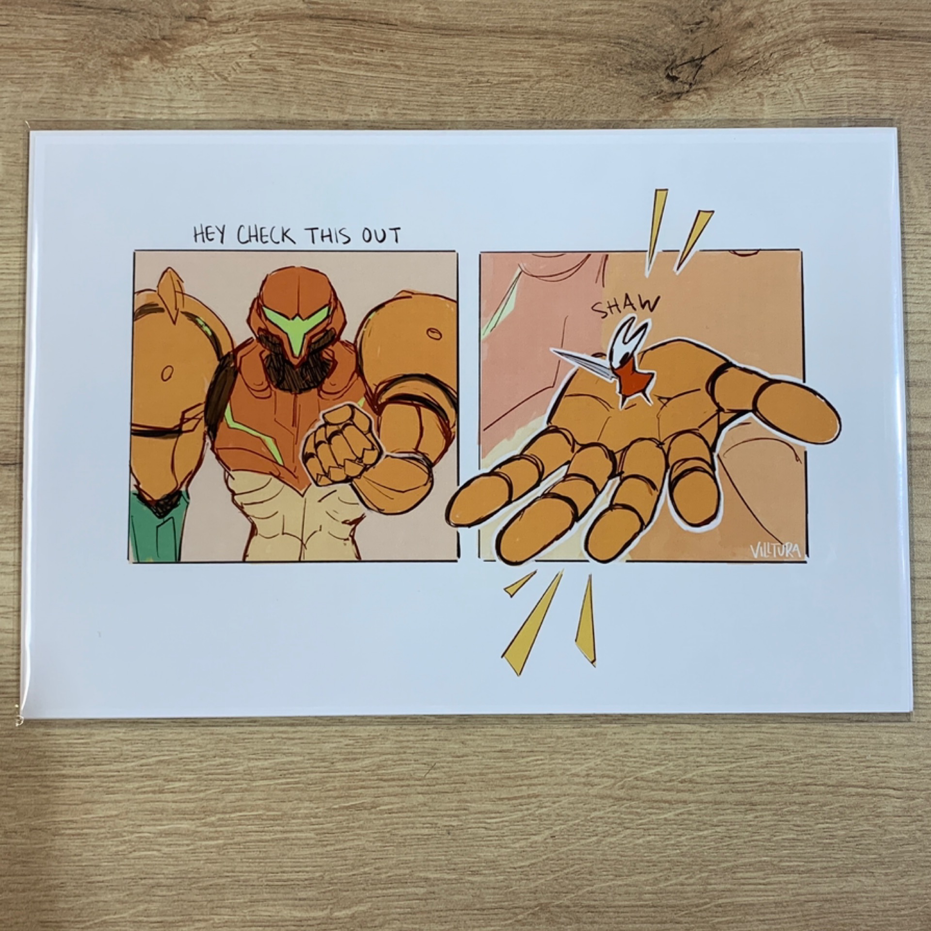 Samus' Little Friend Print