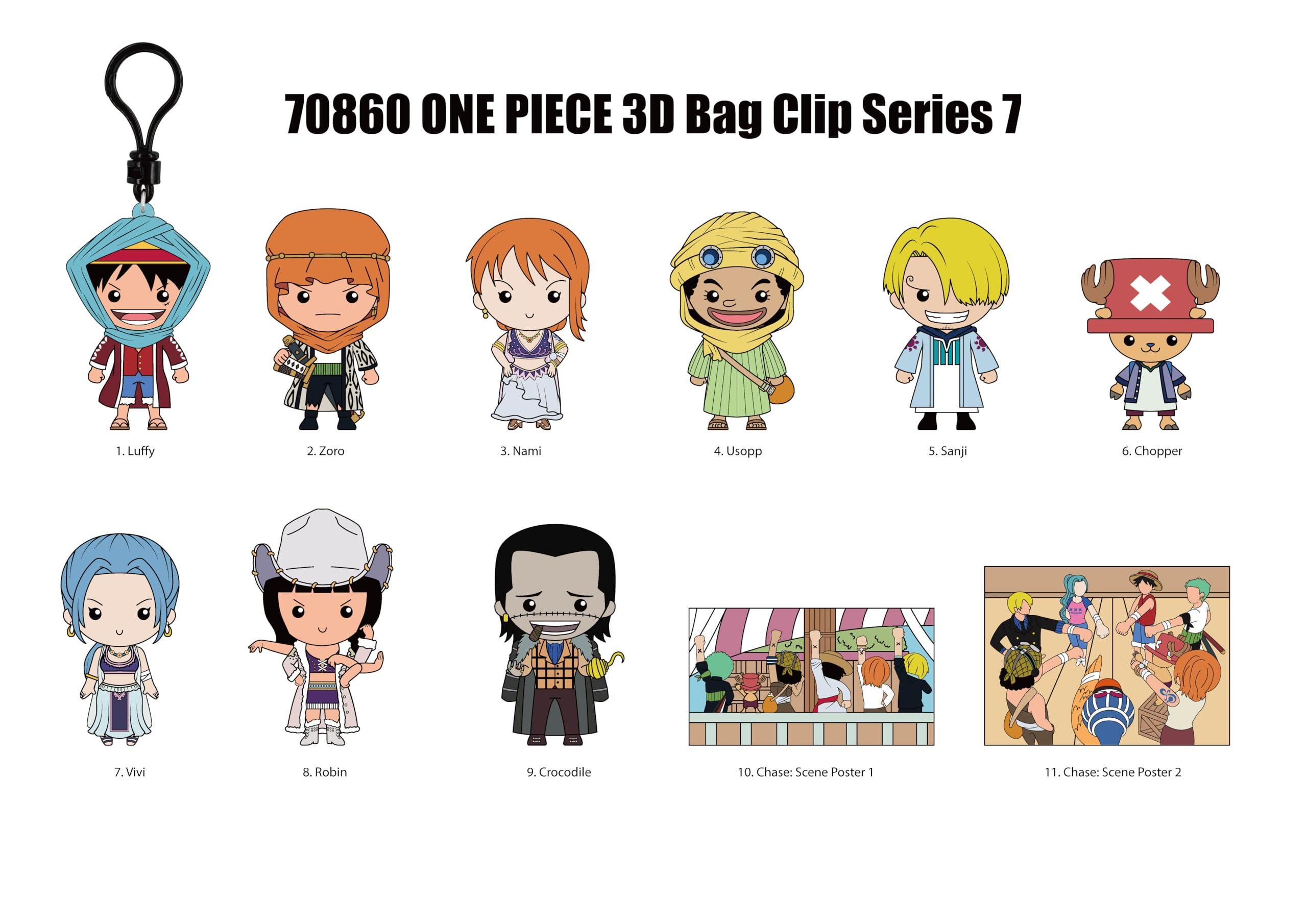 One Piece Series 7 – 5" Collectible Bag Clip – Blind Bag