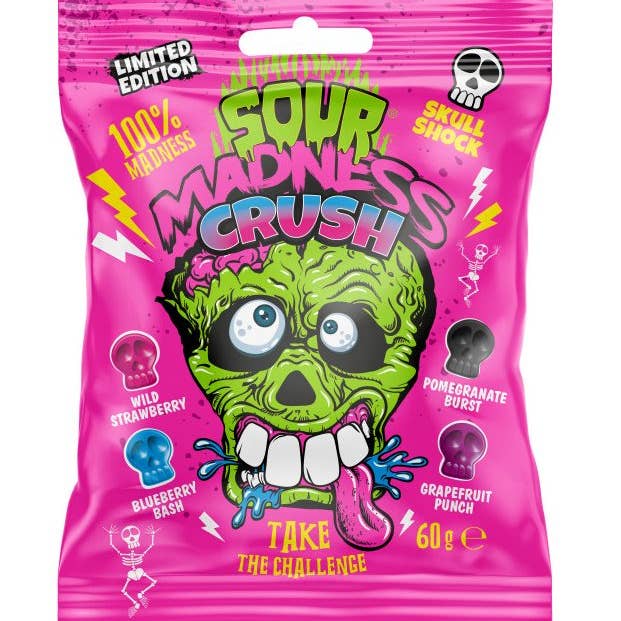 Sour Madness Crush Candy 60g