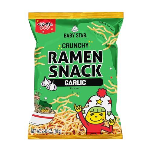 Baby Star Crunchy Ramen Snack Tiny 2.46oz (Garlic)