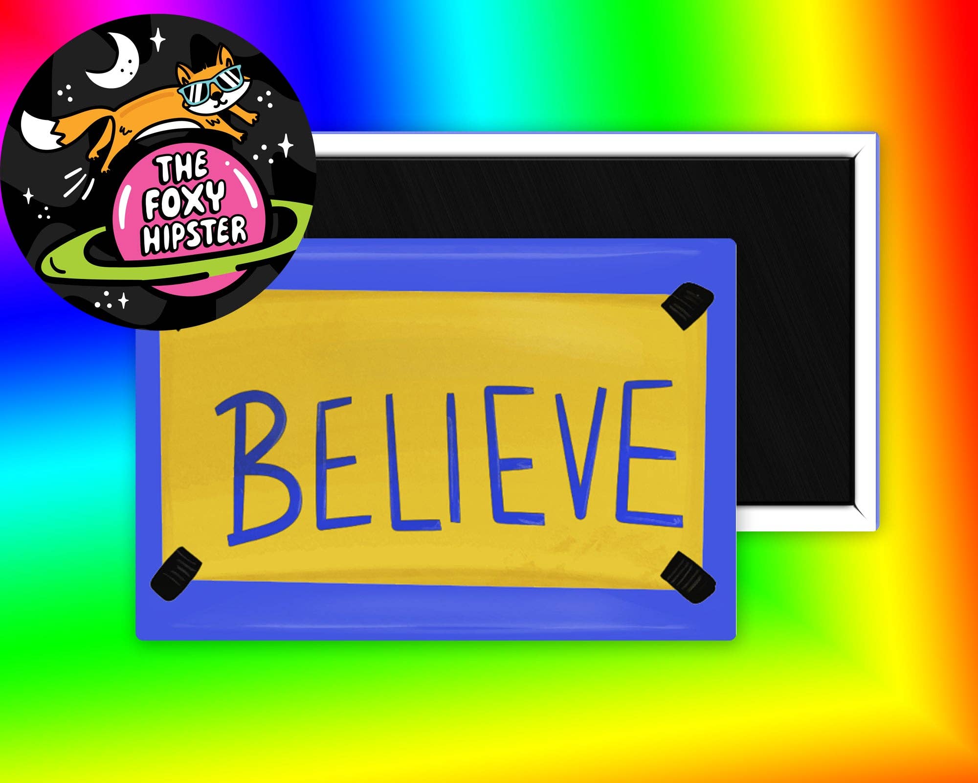 Ted Lasso BELIEVE sign Fridge Magnet