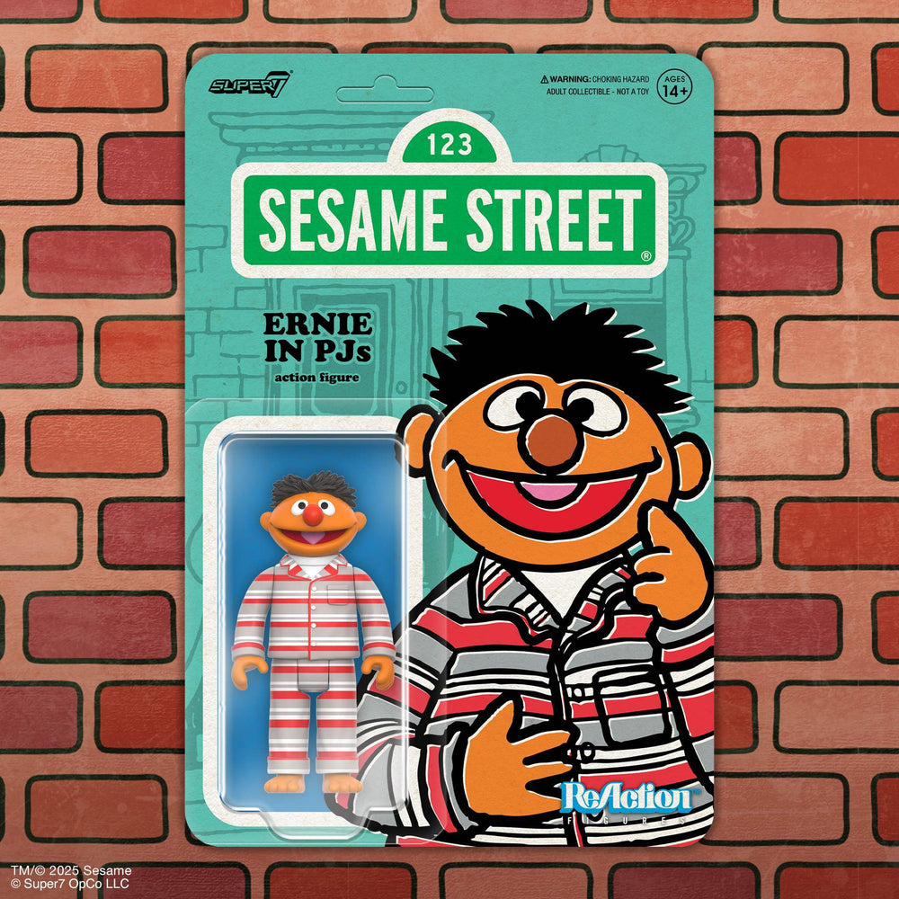 Super7 - Sesame Street - Reaction Figures WV6 - Ernie (PJS)