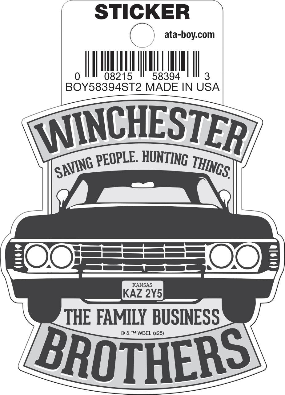 Supernatural Family Business Die Cut Sticker