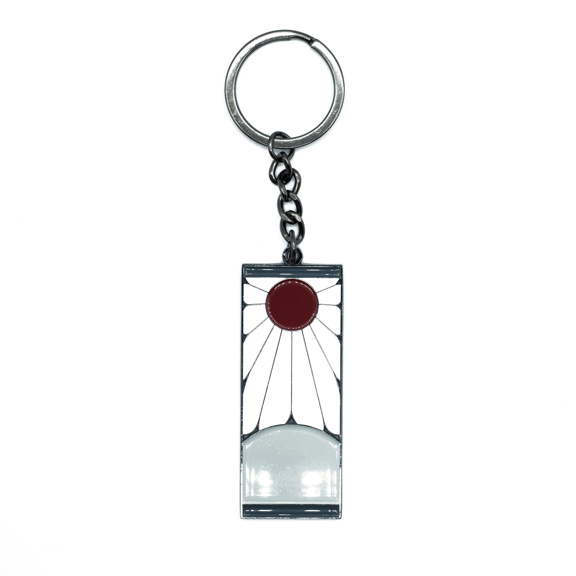 Demon Slayer Tanjiro Rising Sun Metal Keychain