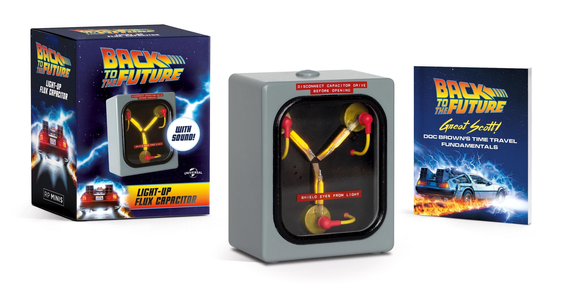 Back to the Future: Light-Up Flux Capacitor - (Rp Minis) by Adam Beechen (Paperback)