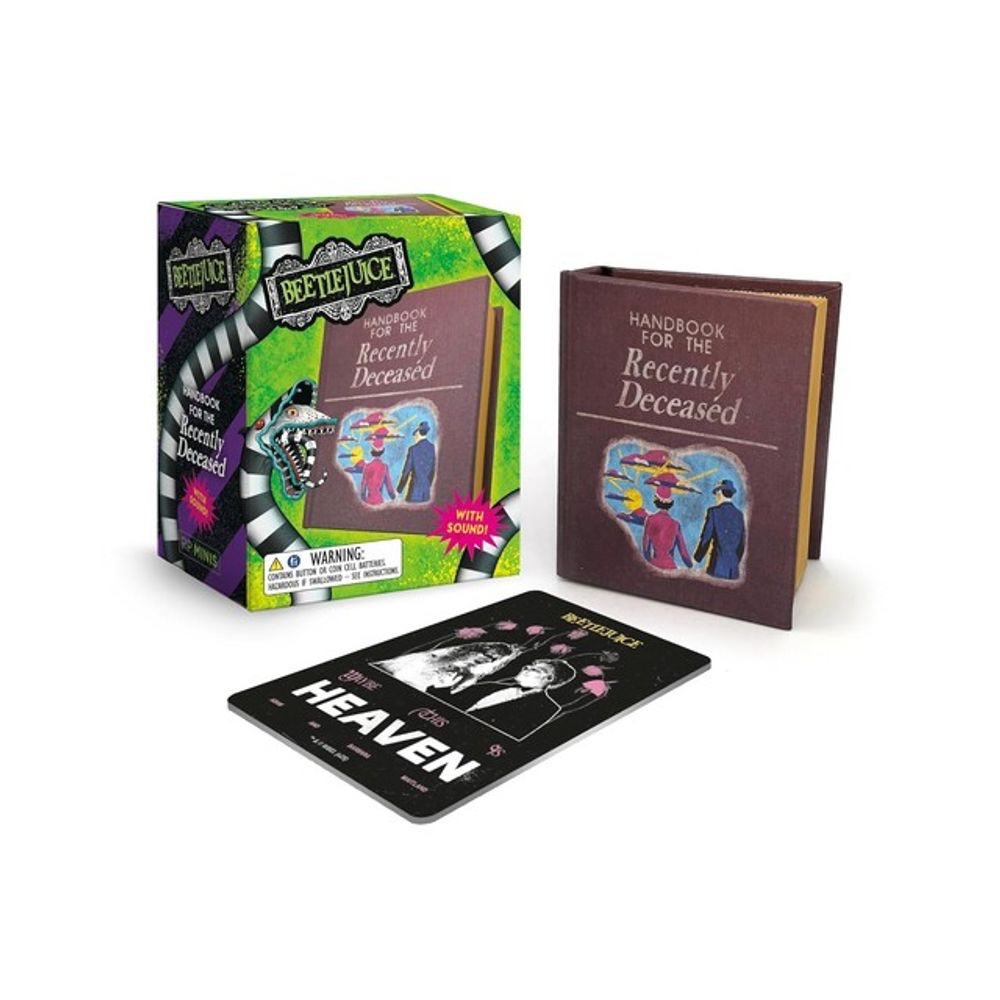Beetlejuice Talking Handbook for the Recently Deceased - (Rp Minis) by Running Press (Mixed Media Product)