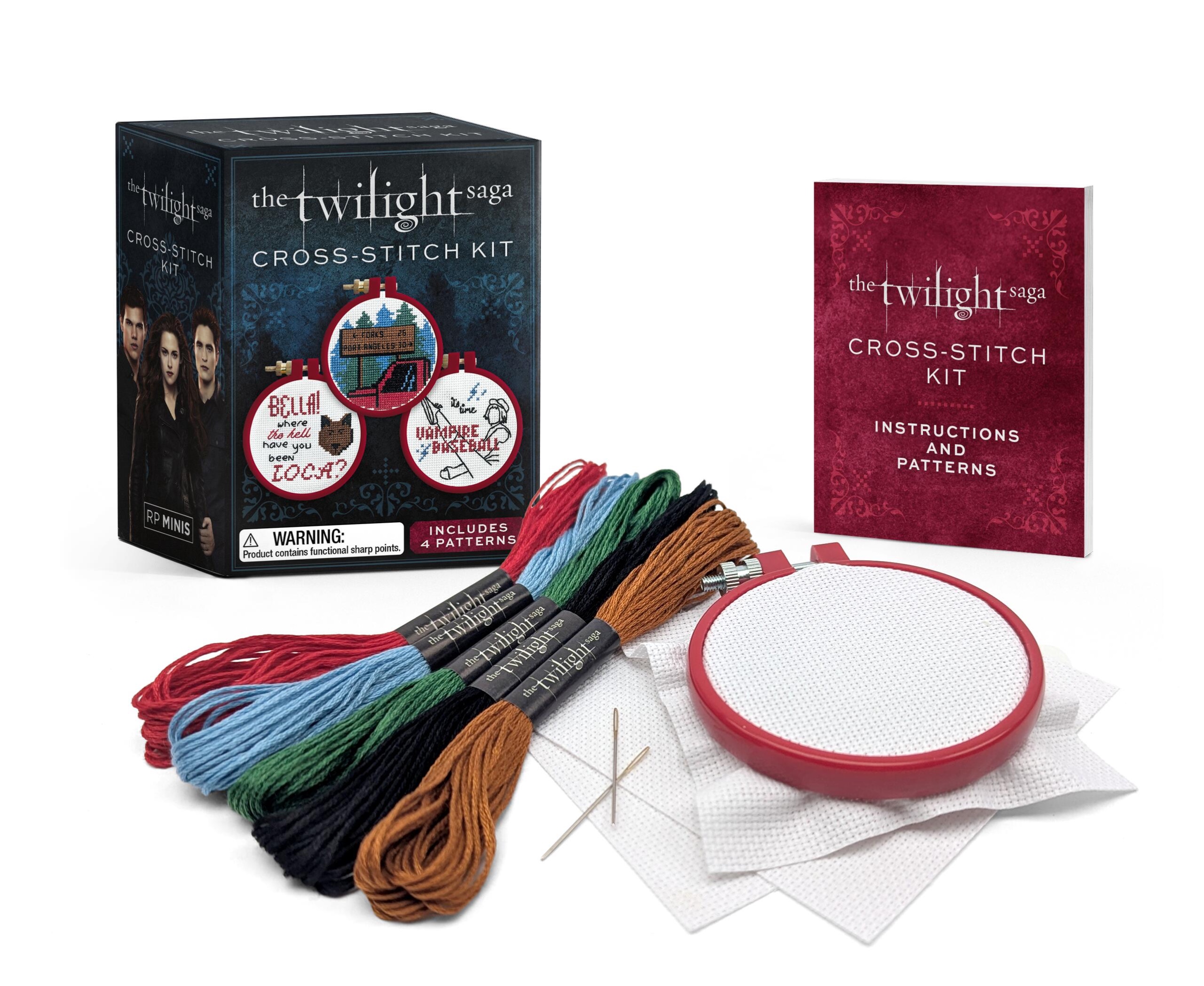 The Twilight Saga Cross-Stitch Kit - (Rp Minis) by Emmalyn Perez (Paperback)
