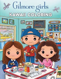 Gilmore Girls Kawaii Coloring -paperback)