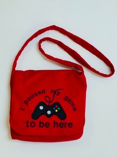 Paused Game Messenger Bag