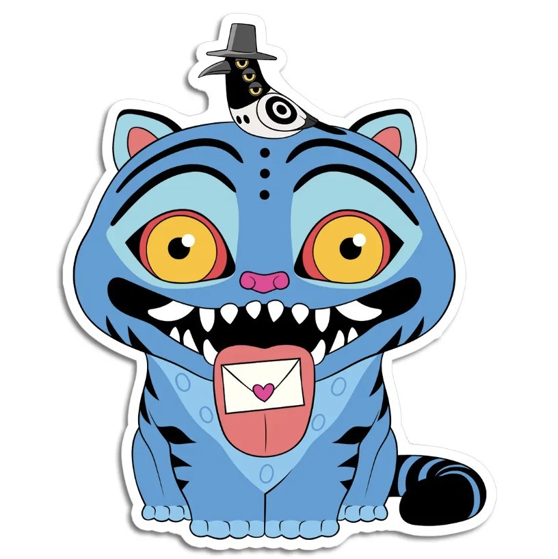 K-Pop Tiger Die Cut Sticker