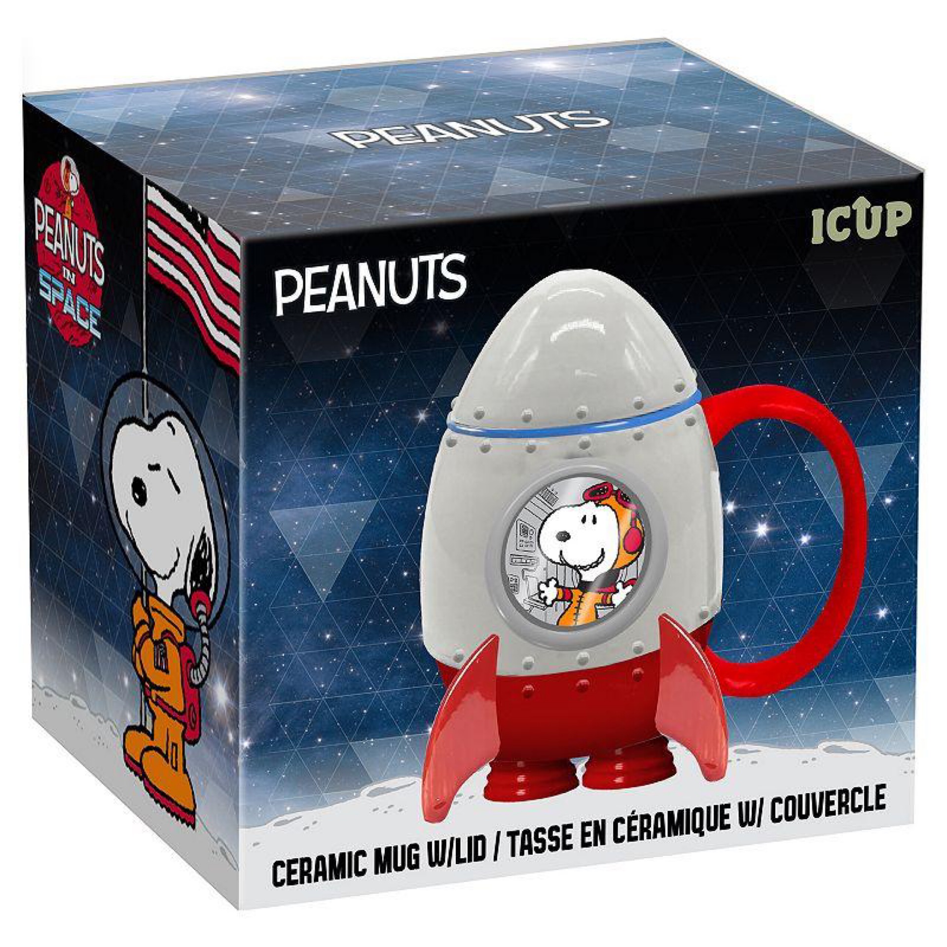 Peanuts in Space Snoopy Spaceship Mug