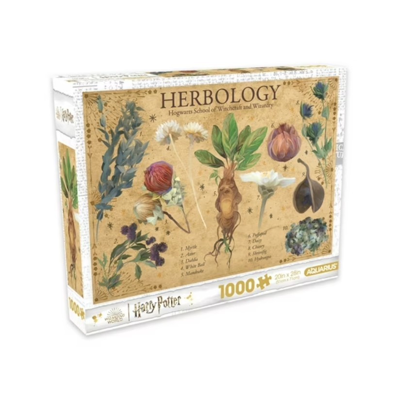 Aquarius Harry Potter Herbology 1000 Piece Puzzle