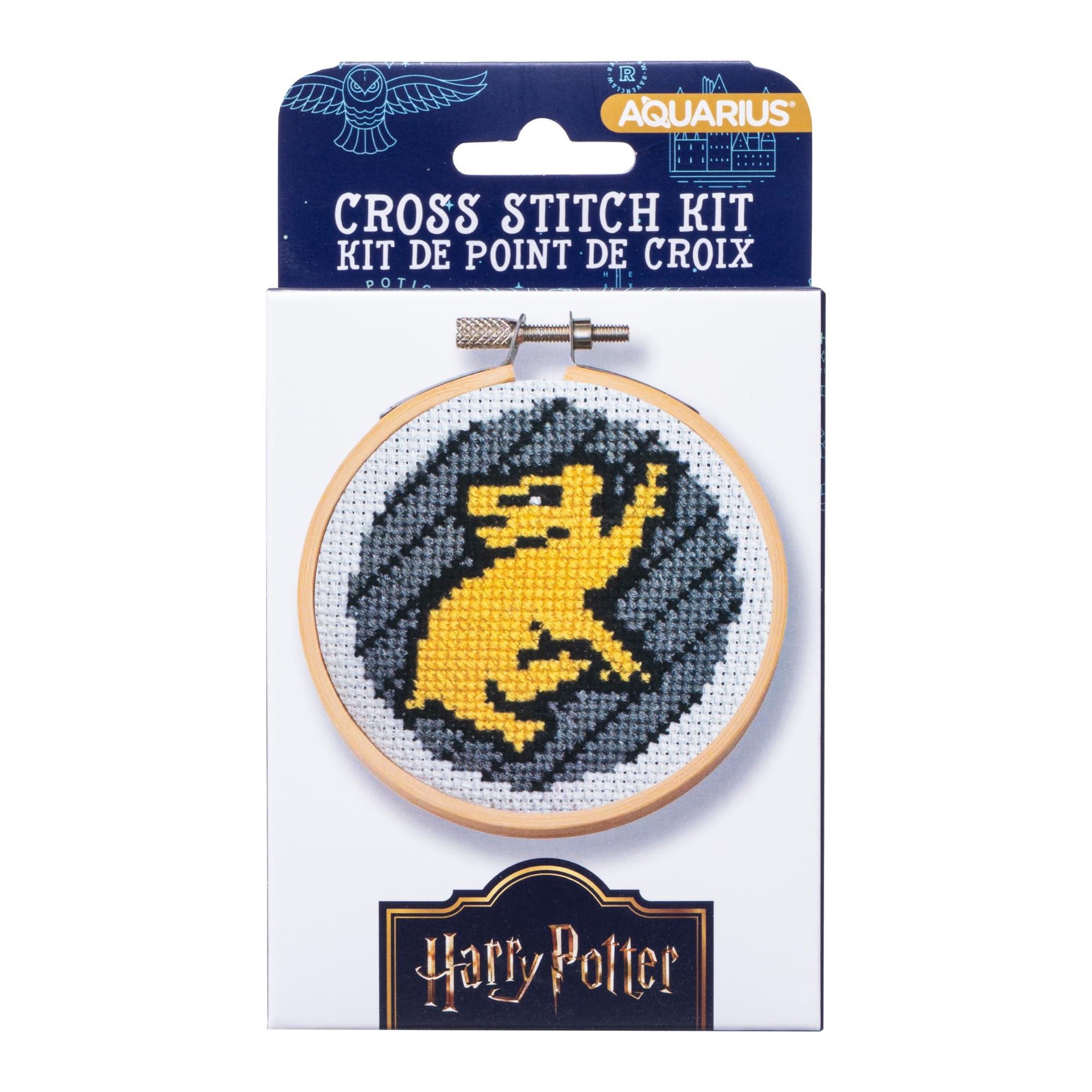 Aquarius Harry Potter Hufflepuff Cross Stitch Kit