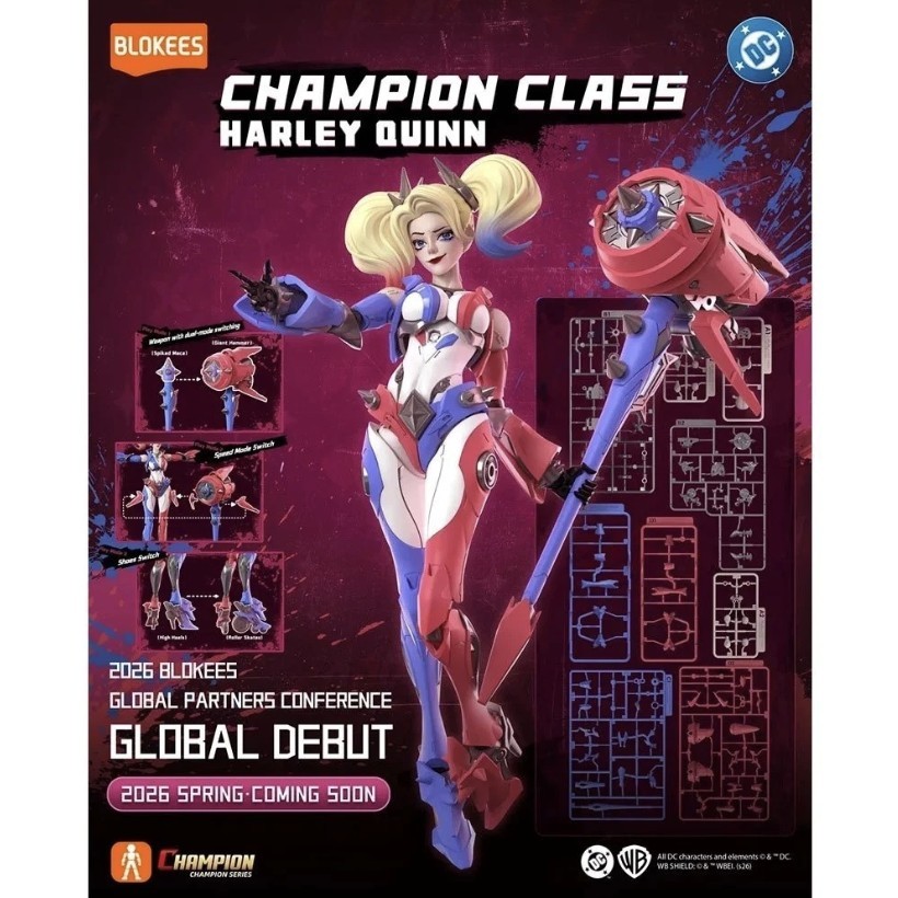 Blokees - DC - Champion Class - 04: Harley Quinn Model Kit
