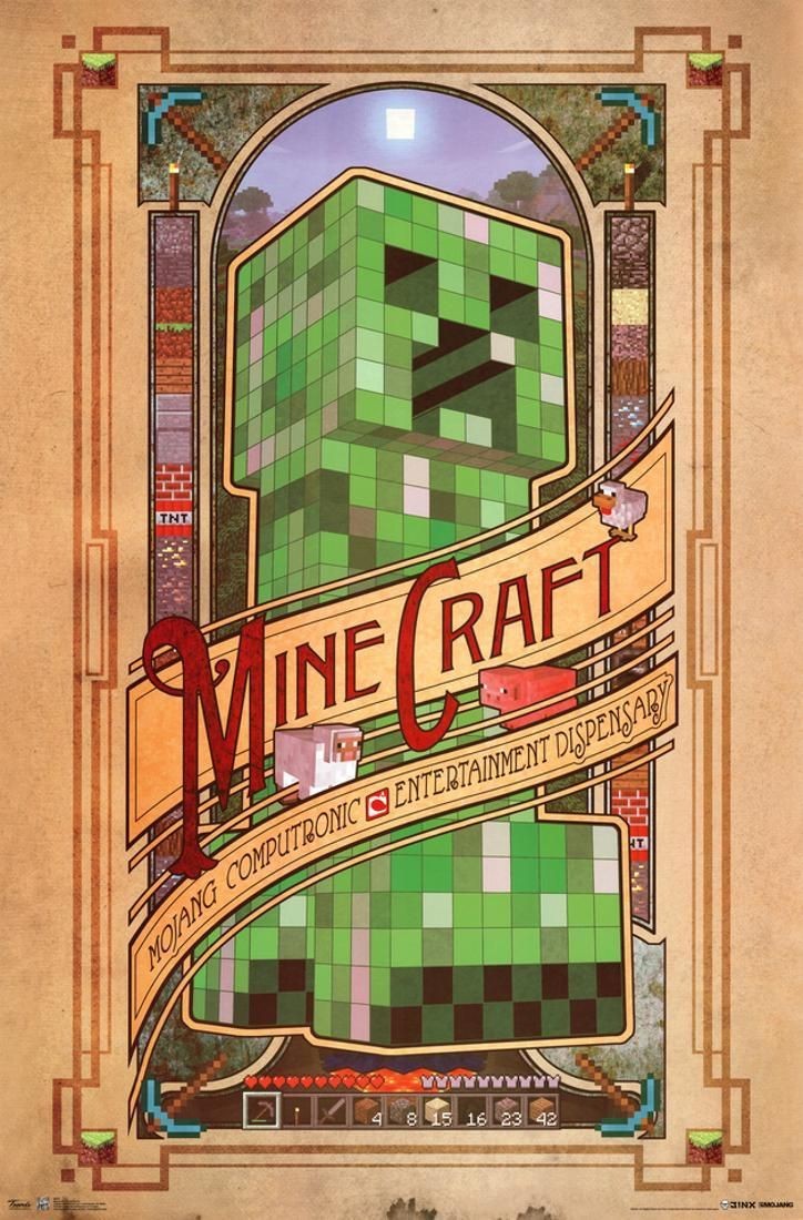Minecraft - Hidden Clues Poster