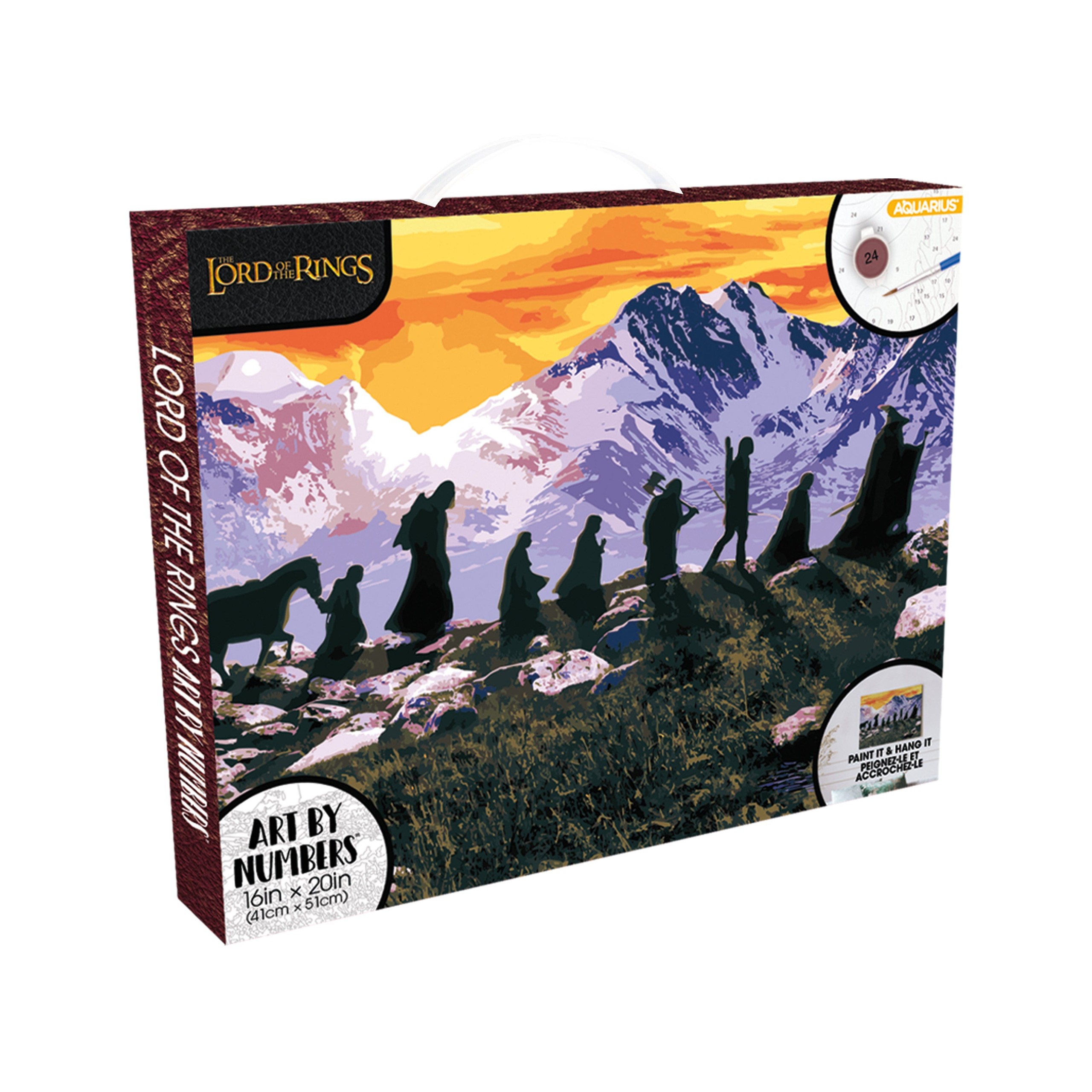 Aquarius Lord of the Rings Paint by Number Kit