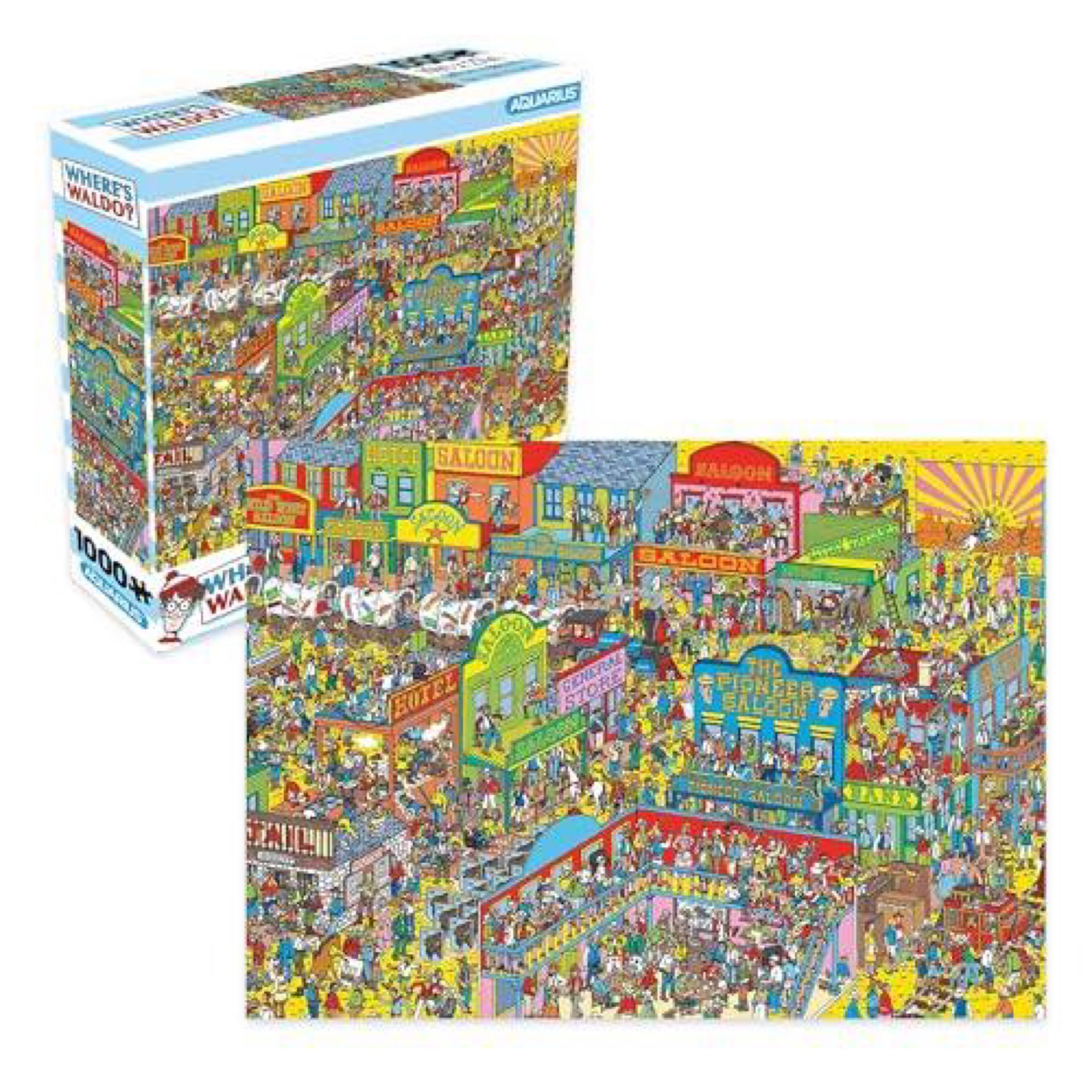 Where's Waldo Wild Wild West 1000 Piece Jigsaw Puzzle