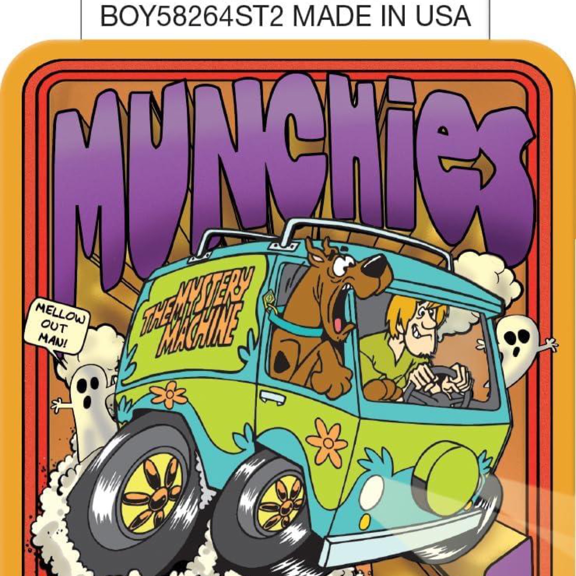 Scooby-Doo Munchies Run Die Cut Vinyl Sticker