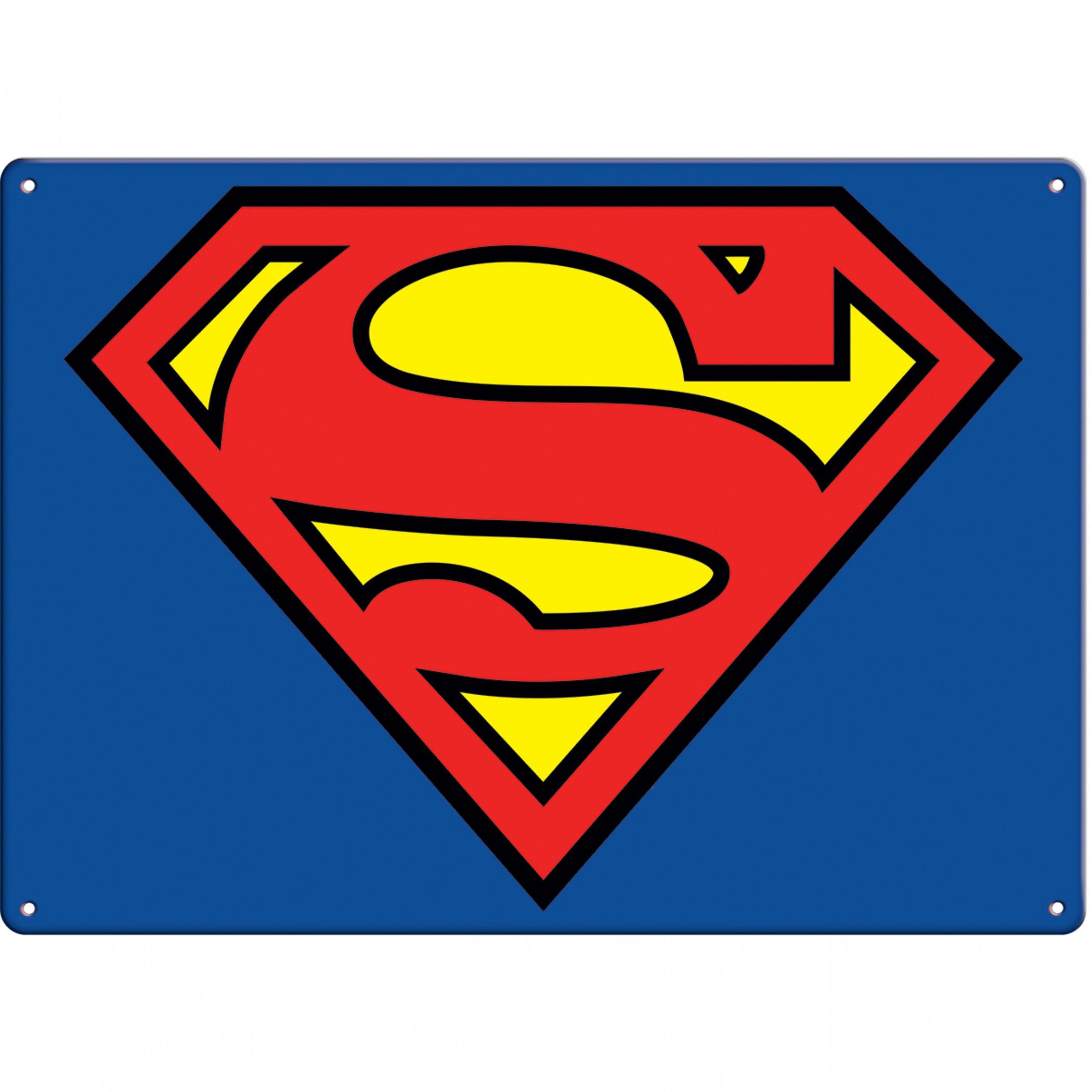 Superman Metal Sign