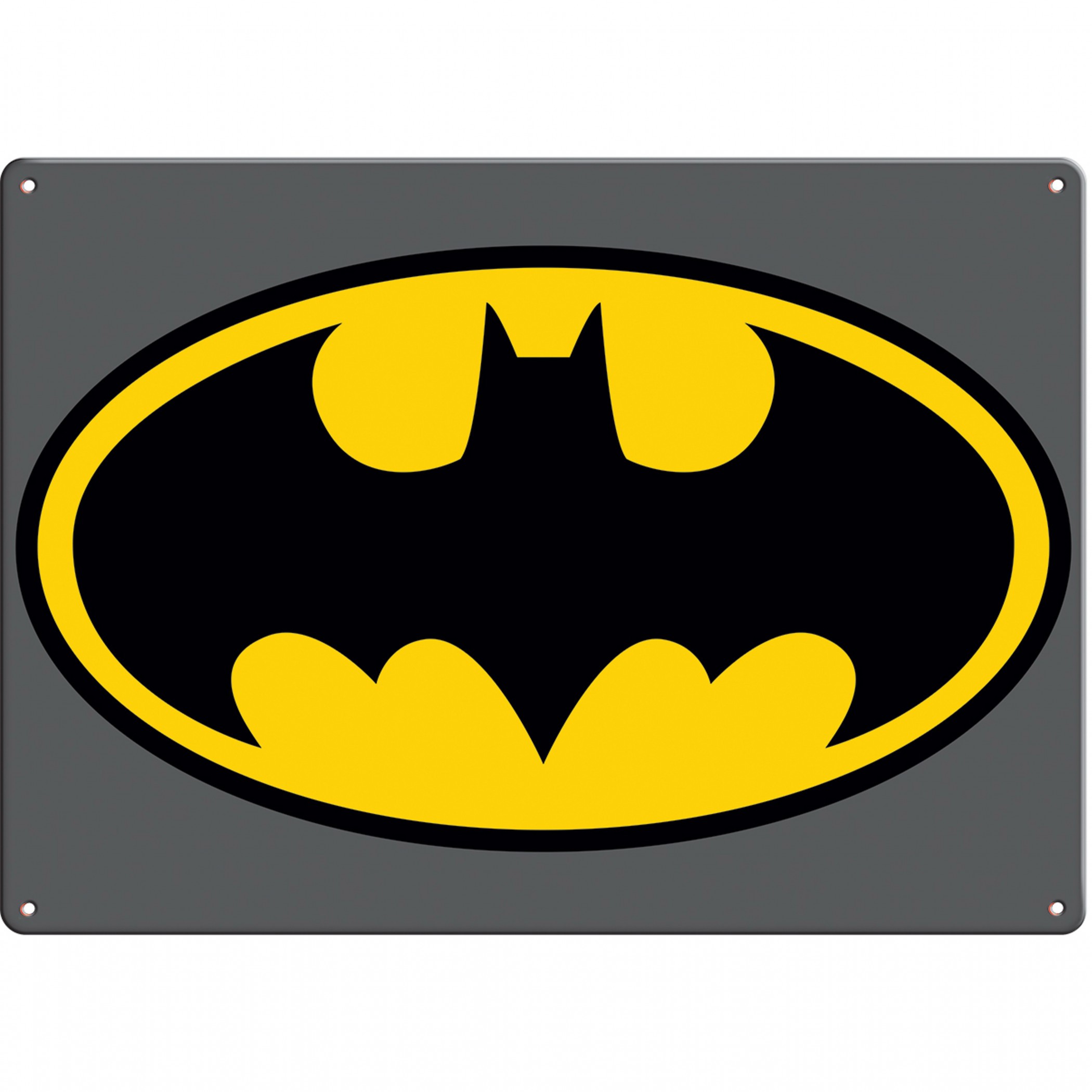 Batman Logo Metal Sign
