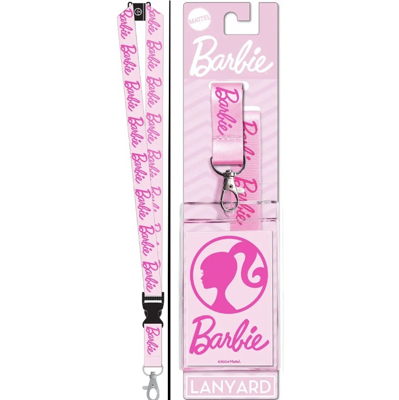 Barbie Pink Logo Lanyard