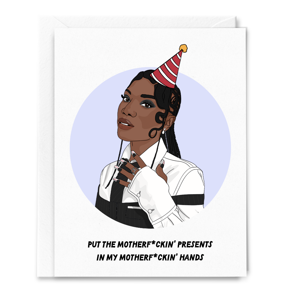 Swamp Princess Presents Birthday Card