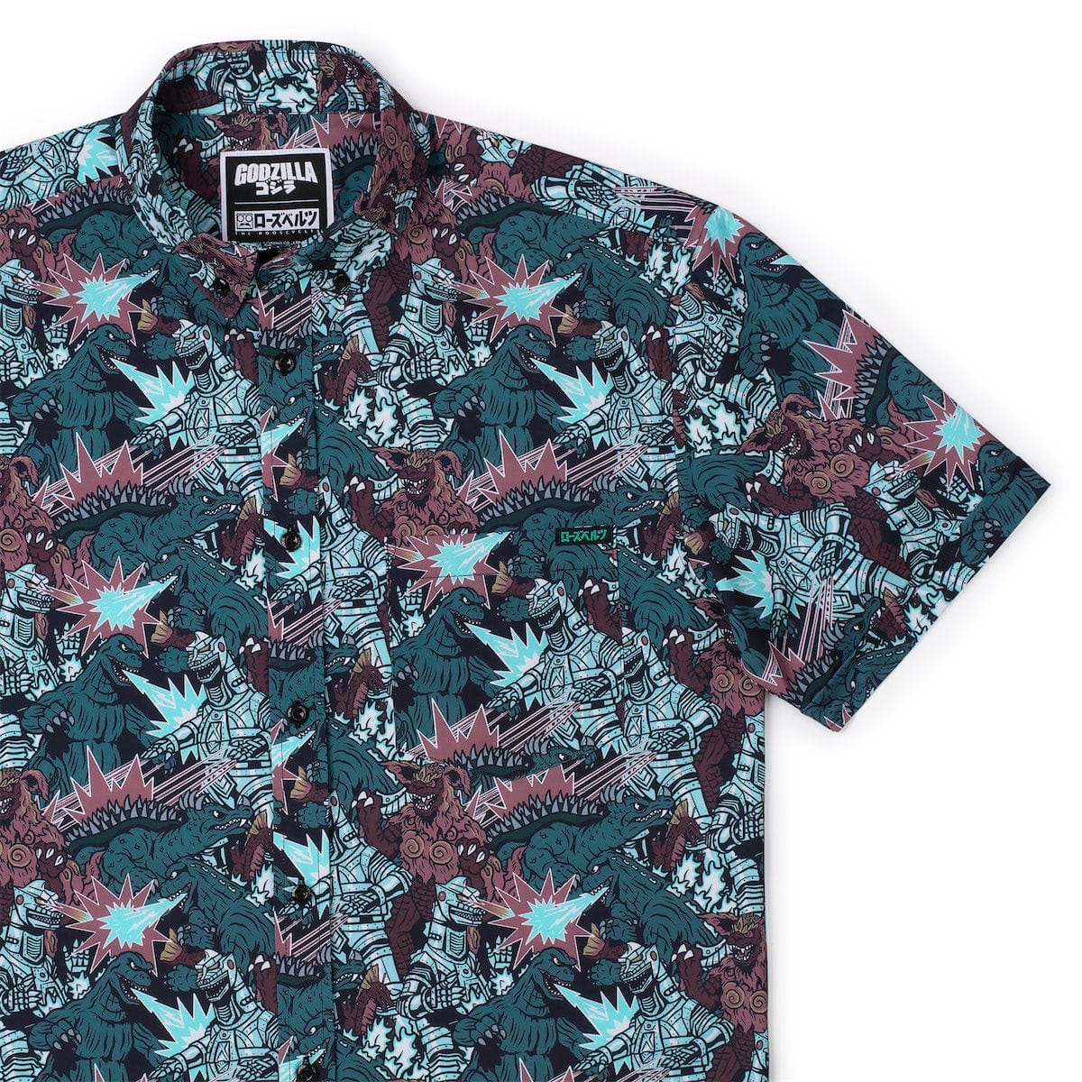 Godzilla "Monsters and Mecha" – KUNUFLEX Short Sleeve Shirt