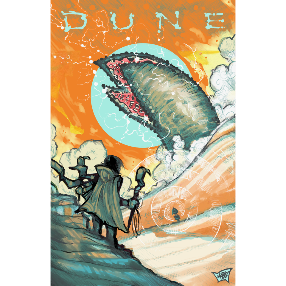 Dune Inspired Print