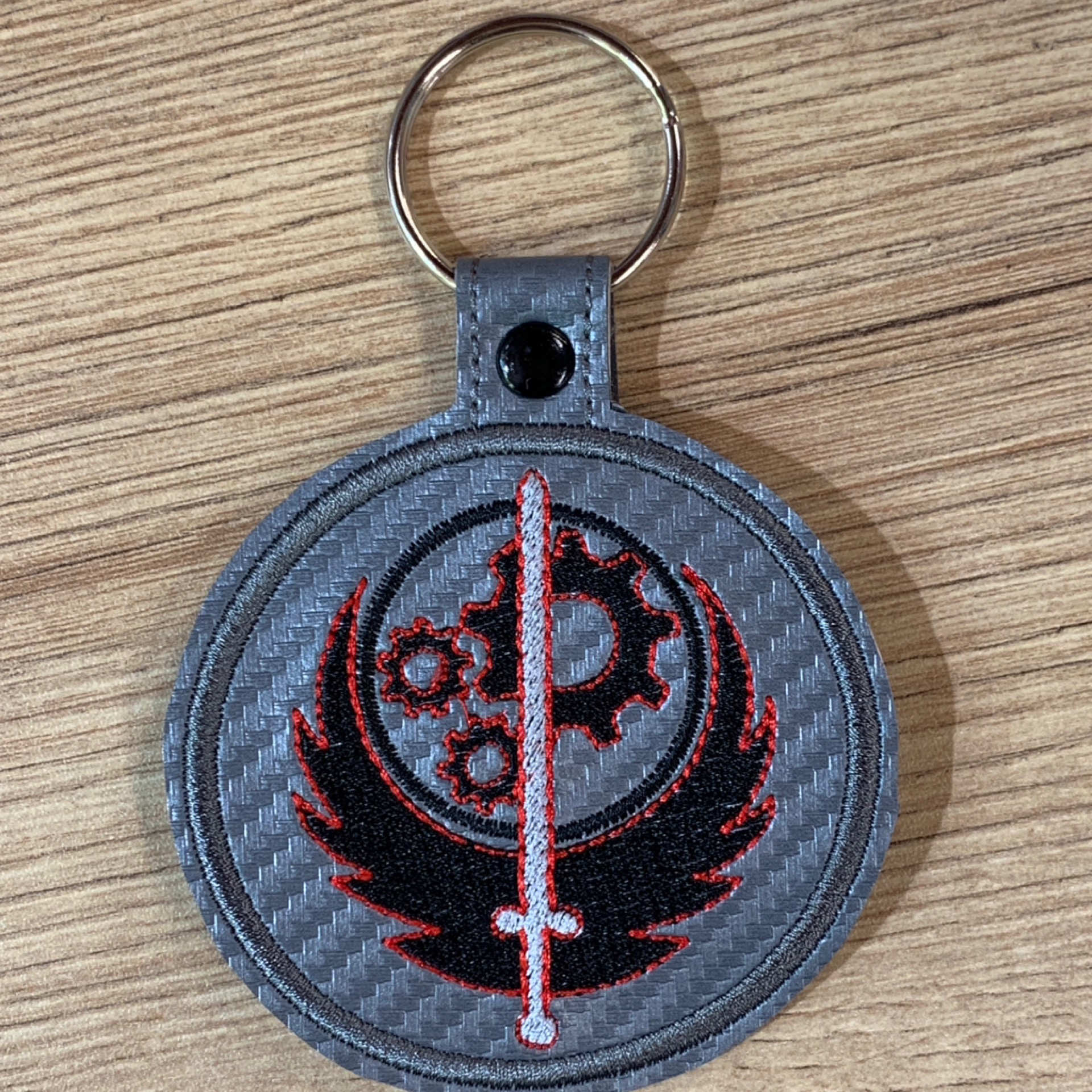 Brotherhood of Steel fallout keychain